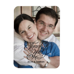 Wedding Thank You Gratitude Favourite Photo Magnet