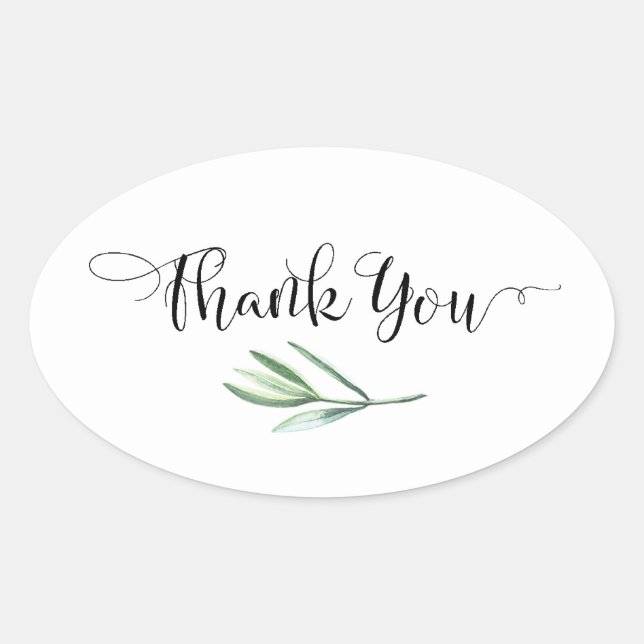 Wedding Thank You Labels For Favours (Front)