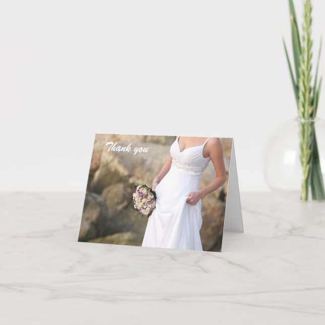 Wedding Thank You Note Card (Front)