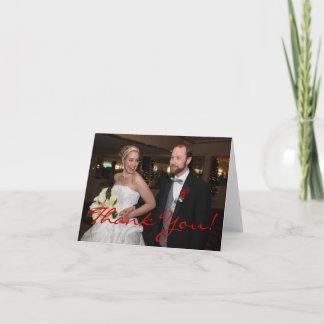 Wedding Thank You Note Card