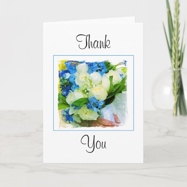Wedding Thank You Note Card (Front)