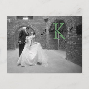 Wedding Thank You Note Postcard