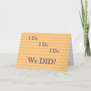 Wedding Thank You Notes