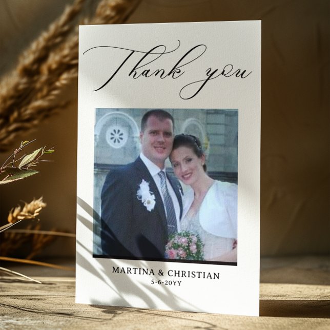  Wedding Thank You Photo Postcard (Creator Uploaded)