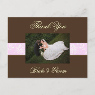Wedding Thank You Photo postcards, Postcard