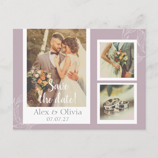 Wedding Thank You Postcard (Front)