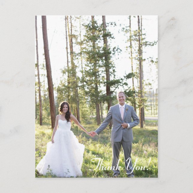Wedding Thank You postcard (Front)