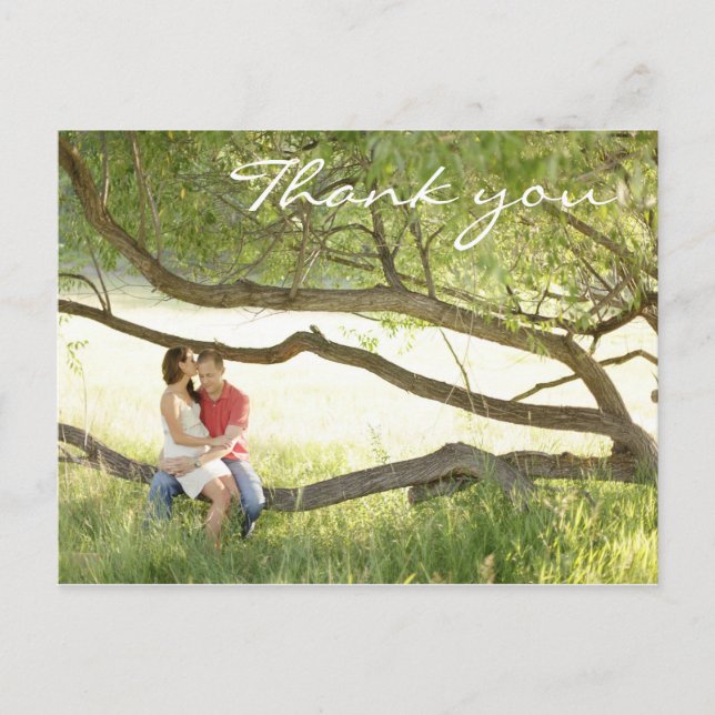 Wedding Thank You Postcard (Front)