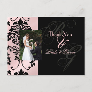 Wedding Thank you postcards insert your photo