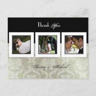 Wedding Thank you postcards insert your photos