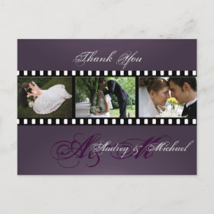 Wedding Thank you postcards insert your photos