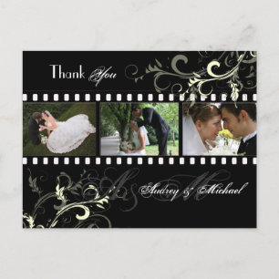 Wedding Thank you postcards insert your photos