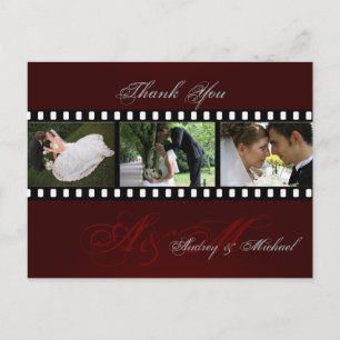 Wedding Thank you postcards insert your photos