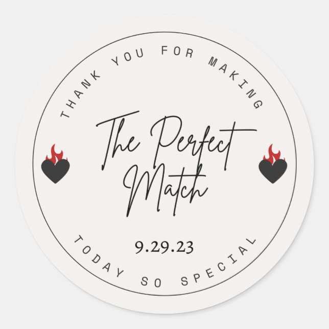 Wedding Thank You Stickers (Front)