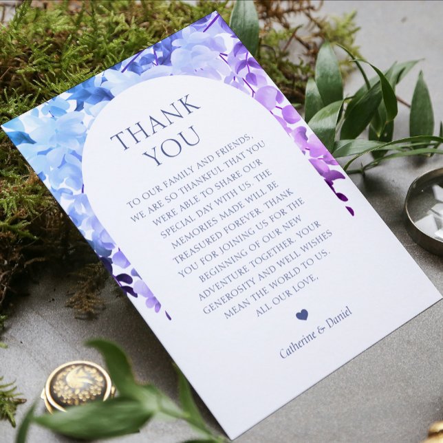 Wedding Thank You Watercolor Floral (Creator Uploaded)