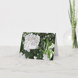 Wedding Thank You White Mountain Laurel Flower