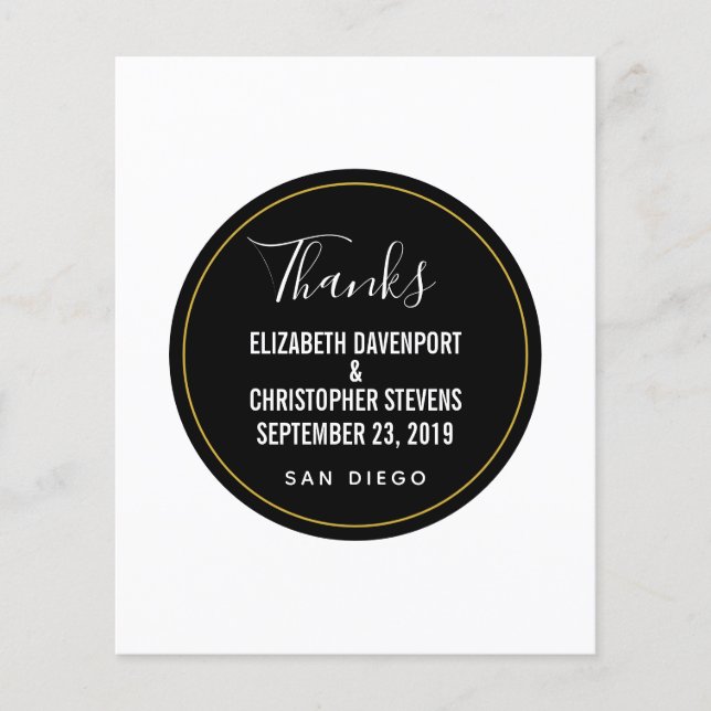 WEDDING THANKS template (Front)