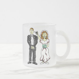 Wedding Theme 48 Frosted Glass Coffee Mug