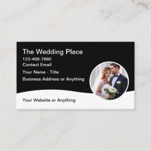 Wedding Theme Business Cards Modern Design