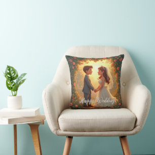 Wedding Throw Pillow