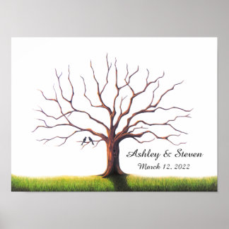 Wedding Thumbprint Tree Guestbook