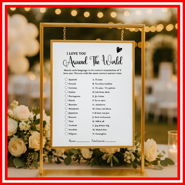 Wedding Traditions Game Bridal Shower Game Modern (Creator Uploaded)