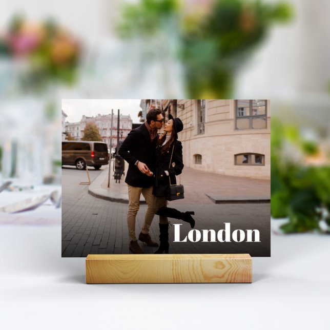 Wedding Travel Destination Photo & Name Table Number (Creator Uploaded)