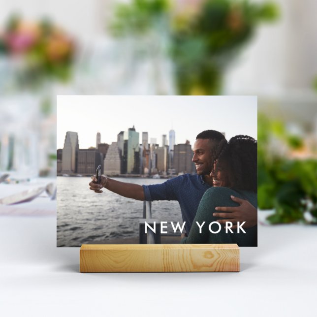 Wedding Travel Destination Photo Table Number (3.5x5" travel photo table numbers)