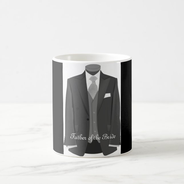 Wedding Tuxedo Father of the Bride Mug Gift (Center)