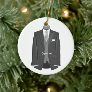 Wedding Tuxedo Groom Ornament