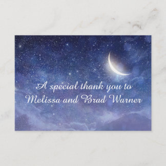 Wedding under the stars general card