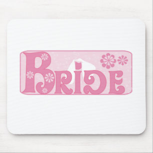 Wedding Veil Bride Mouse Mat