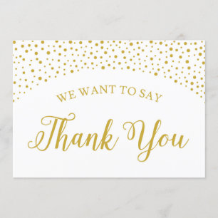 Wedding Vendor Thank You Card