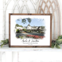 Wedding Venue Photo Mask Bride Groom Couple