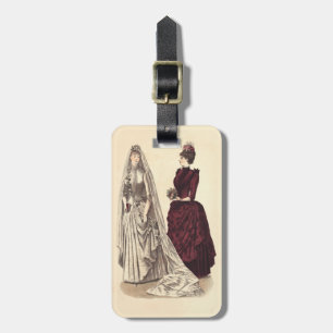 Wedding Vintage bridal party brides and bridesmaid Luggage Tag