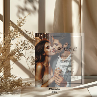 Wedding Vow Renewal Anniversary Party Simple Vellum Invitations