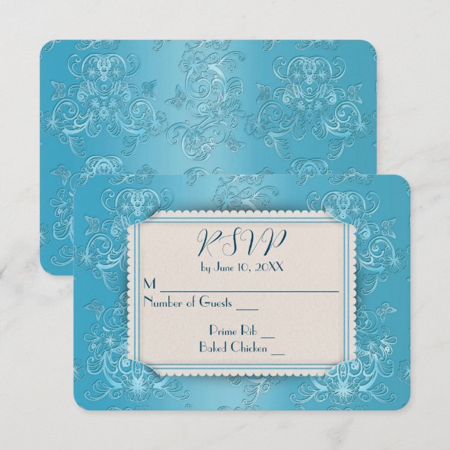 Wedding Vow Renewal RSVP Card (Front/Back)