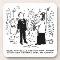 Wedding Vows Joke Vicar and Bridegroom on a