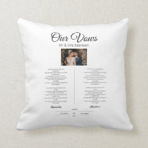 Wedding Vows Modern, Cute, Minimalist, Anniversary