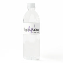 Wedding Water Bottle Label 001