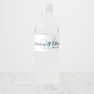 Wedding Water Bottle Label 016