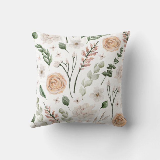 Wedding Watercolor Cushion (Back)