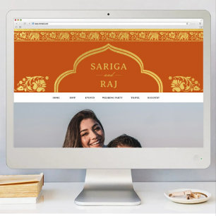 Wedding Web Site Banner Digital File Download Poster