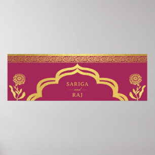 Wedding Web Site Banner Digital File Download Poster