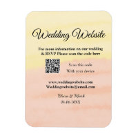 Wedding website add Q R code scan add name date ye