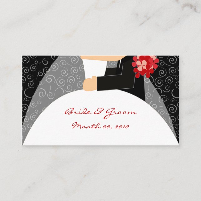 Wedding Website business cards (Front)