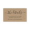 Wedding Website Enclosure Card - Rustic Kraft