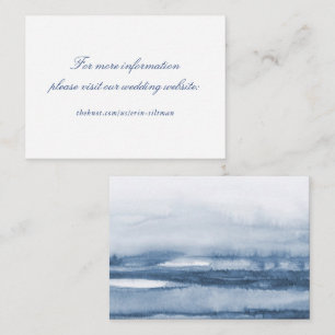 Wedding Website Insert Card - Penobscot Bay Set