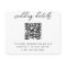 Wedding Website | QR Code Minimalist Photo RSVP