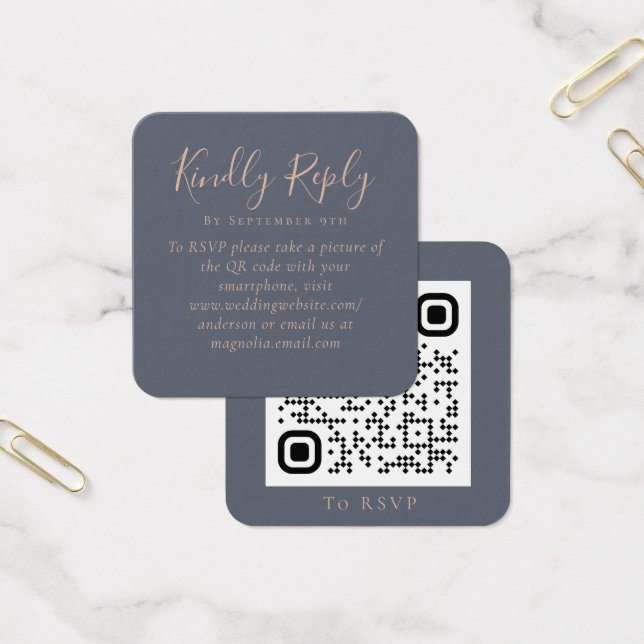 Wedding Website QR Code RSVP (Office)